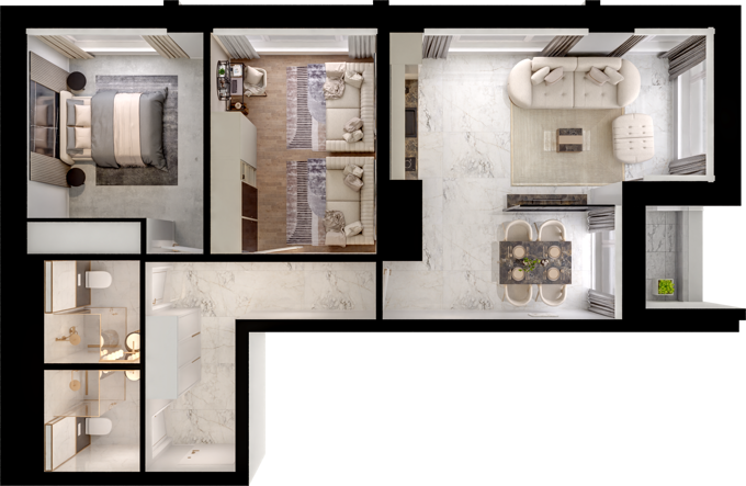 Floor plan for residence N20–01